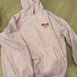 White fox capsule 09 pink hoodie